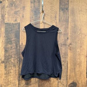Lululemon Breeze By Muscle Tank II black size 10? EUC